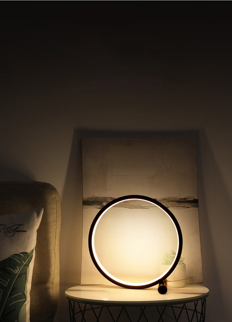 Lampe de Table LED Circulaire 25CM