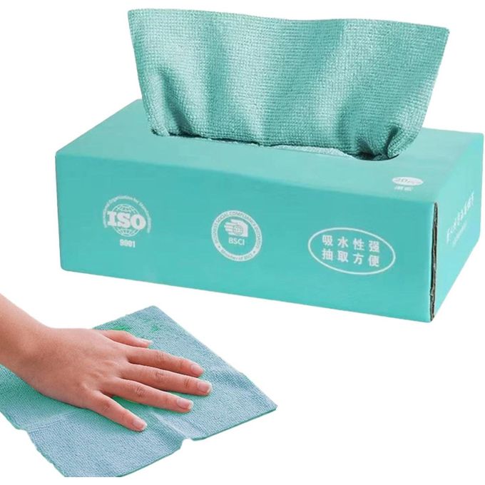 Lingette Microfibre Extensible Absorbante – Nettoyage Vaisselle & Surfaces