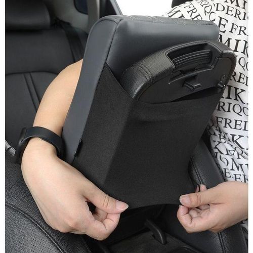 Accoudoir Auto en Cuir avec Porte-Gobelet – Confort & Élégance