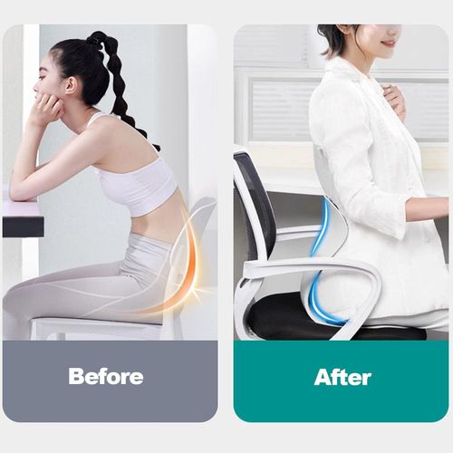 Coussin Lombaire Ergonomique – Soulagement de Dos & Correction de la Posture