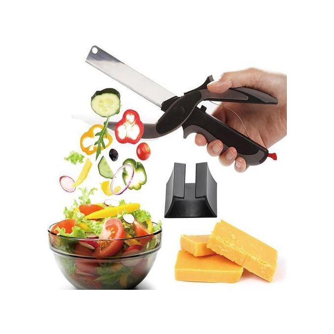 Ciseaux de Cuisine 2 en 1 – Outil Multifonction pour Légumes, Fruits et Fromage en Acier Inoxydable Résistant à la Rouille