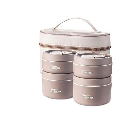 Boîte à Lunch Isotherme Multicouche en Acier Inoxydable – Élégance et Fraîcheur à Emporter