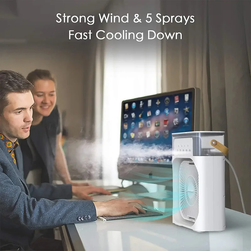 Climatiseur Portable WDFYD – Fraîcheur Instantanée et Bien-Être à Portée de Main !