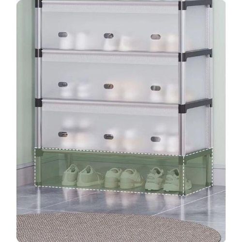 Armoire à Chaussures Moderne à Tiroirs – Rangement Élégant, Transparent et Multifonctionnel