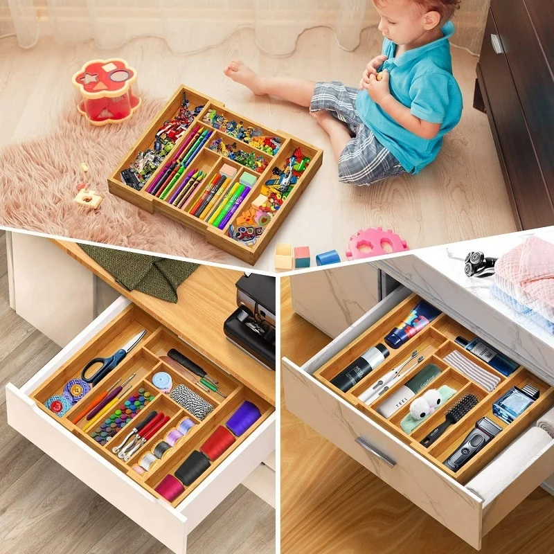 Range-Couverts Extensible en Bambou