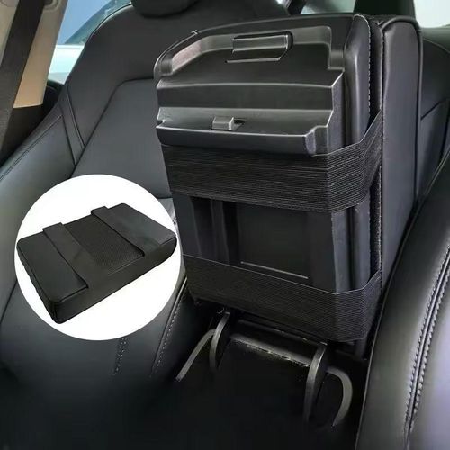Accoudoir Auto en Cuir avec Porte-Gobelet – Confort & Élégance