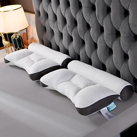 Réveillez-vous sans douleur — Oreiller orthopédique cervical en duvet d’oie