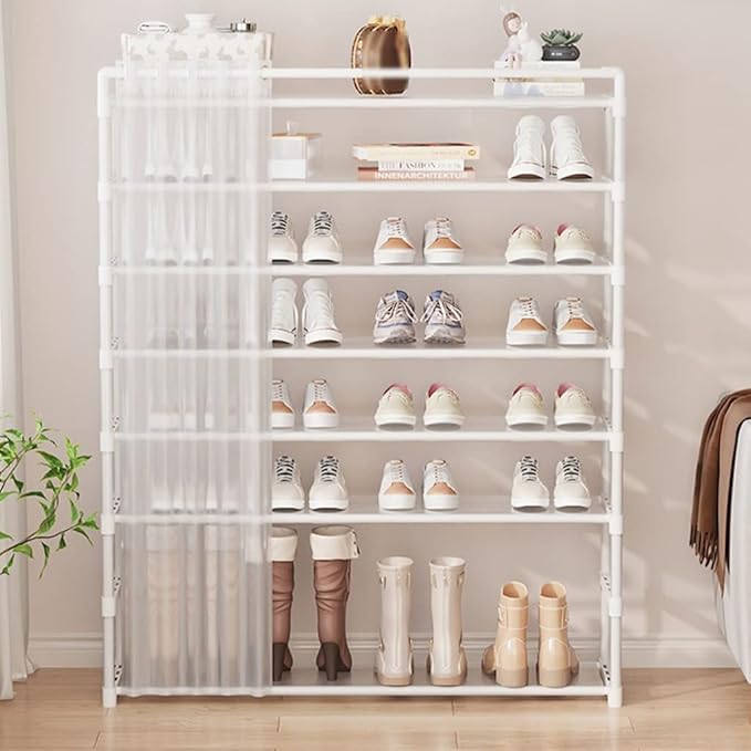 Meuble à Chaussures 7 Niveaux – Rangement Pratique et Design pour la Maison