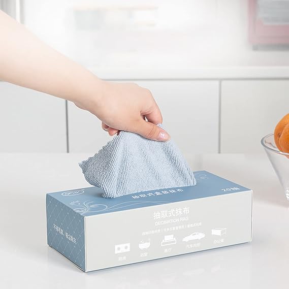 Lingette Microfibre Extensible Absorbante – Nettoyage Vaisselle & Surfaces