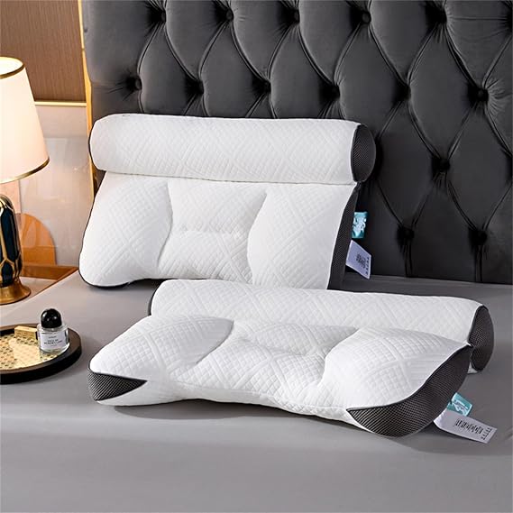 Réveillez-vous sans douleur — Oreiller orthopédique cervical en duvet d’oie