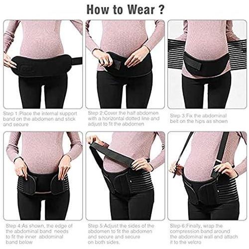 Ceinture de grossesse Frixen – Soutien ajustable, confort durable