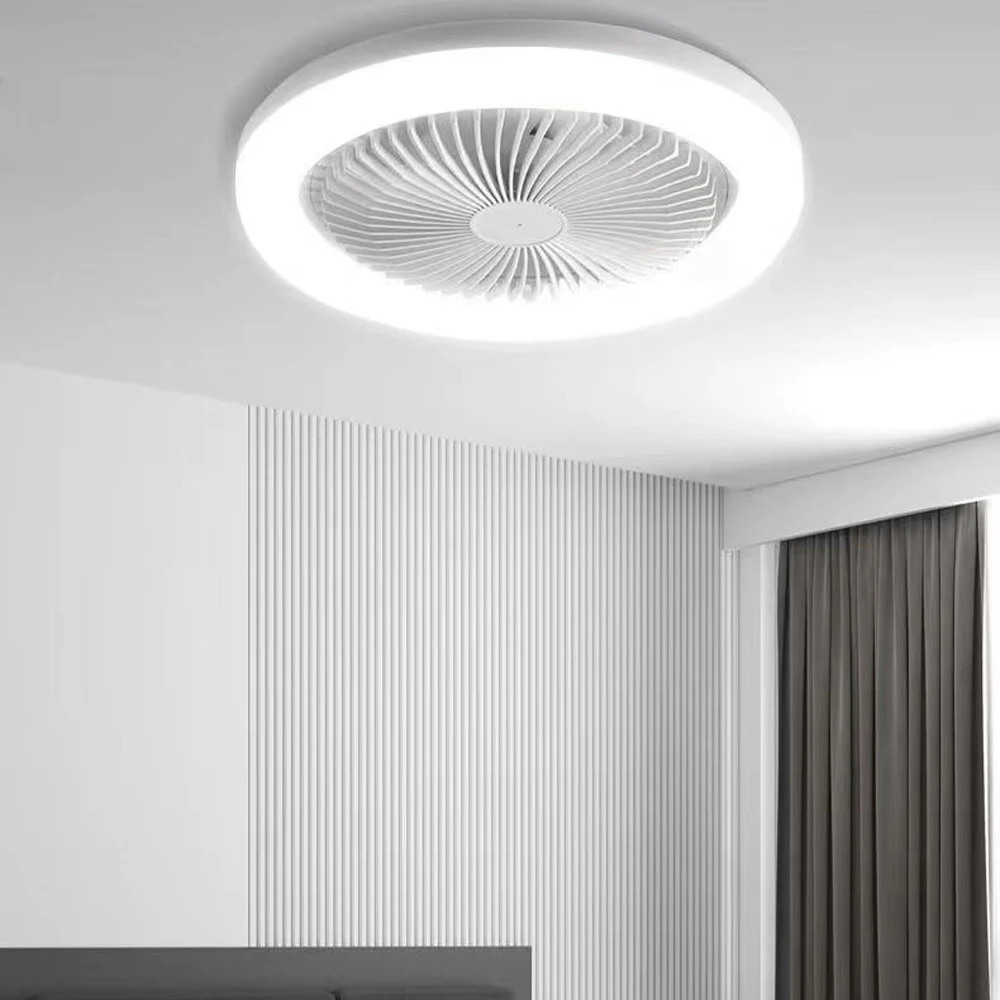 Ventilateur de plafond 3-en-1 avec éclairage LED et télécommande