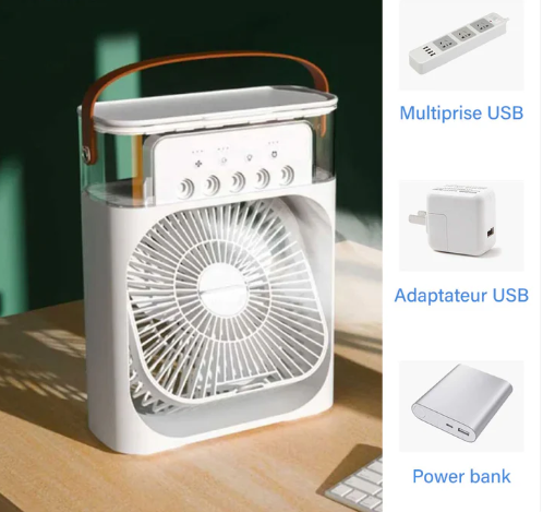 Climatiseur Portable WDFYD – Fraîcheur Instantanée et Bien-Être à Portée de Main !