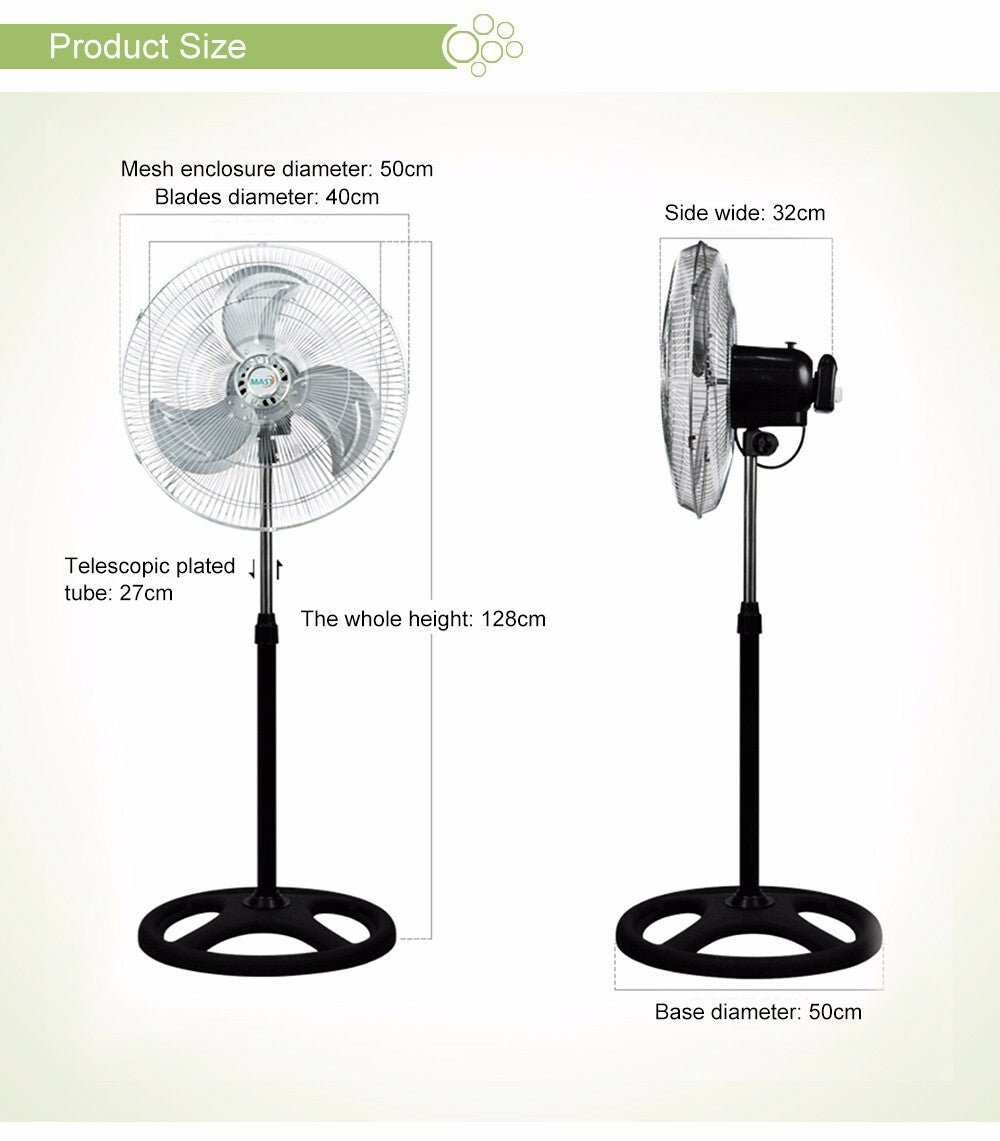 Ventilateur sur Pied 3 en 1 ECHOLINK VP-LR1640