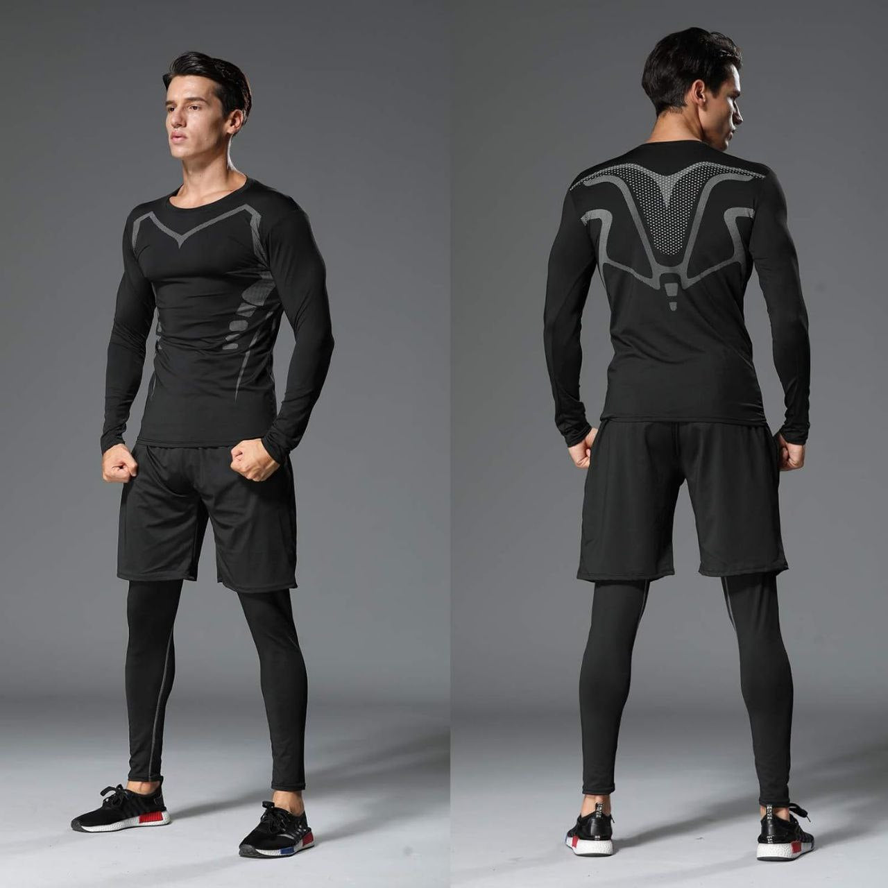 Ensemble de Sport 3 Pièces Homme – Confort & Performance