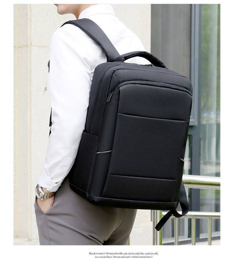 Sac à dos élégant et imperméable pour ordinateur portable – Idéal pour les professionnels en déplacement
