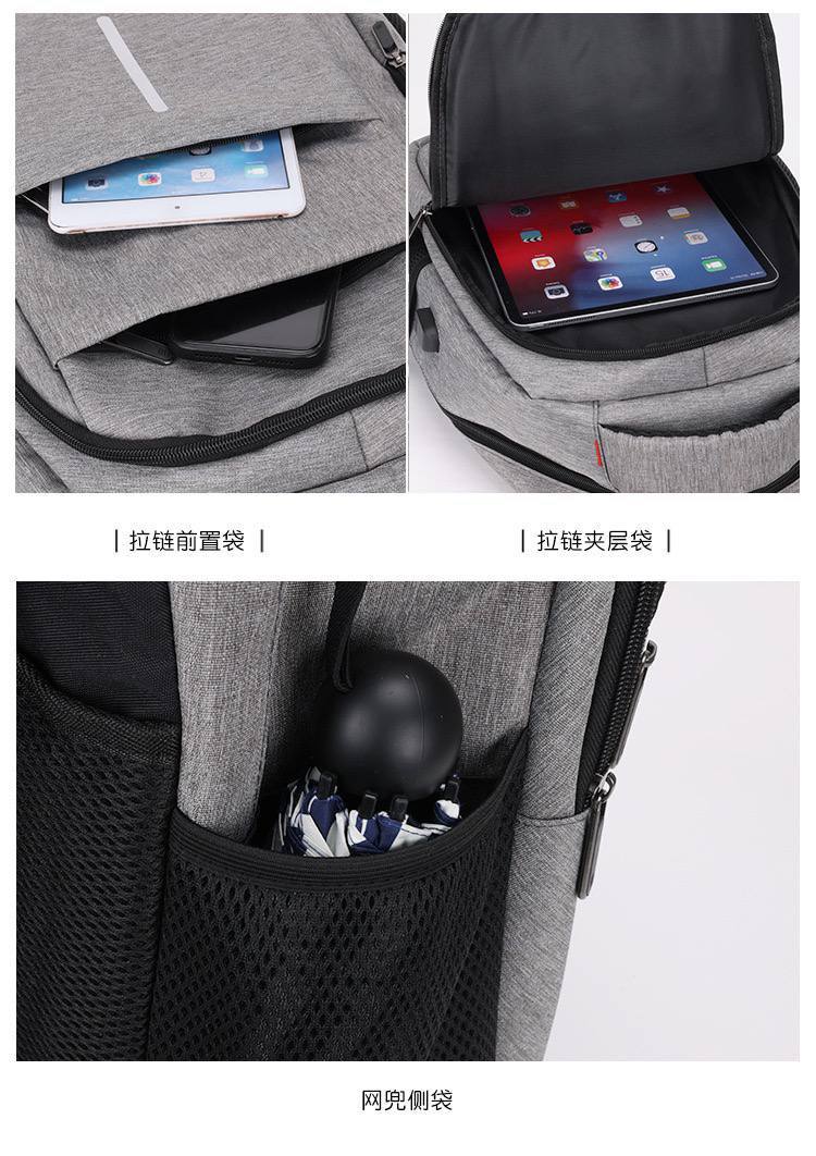 Sac à dos élégant et imperméable pour ordinateur portable – Idéal pour les professionnels en déplacement