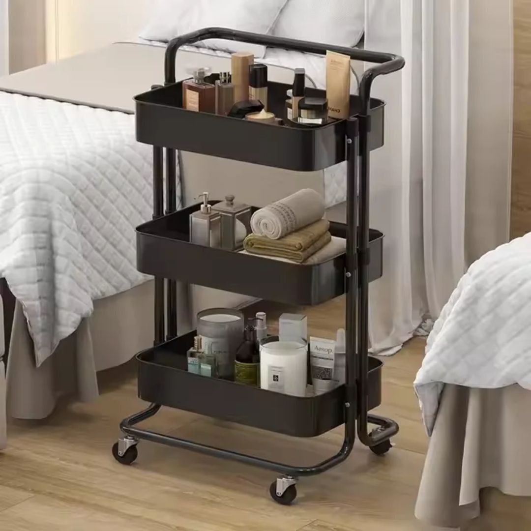 La desserte polyvalente qui organise tout : cuisine, bureau et plus encore !