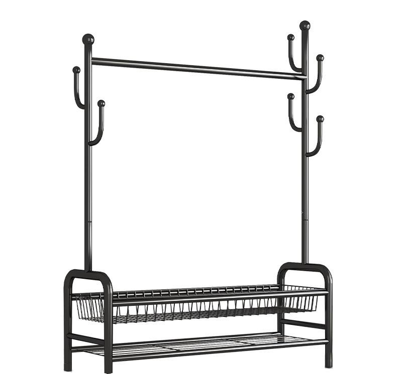 Porte-vêtements sur roulettes – Design moderne et rangement malin