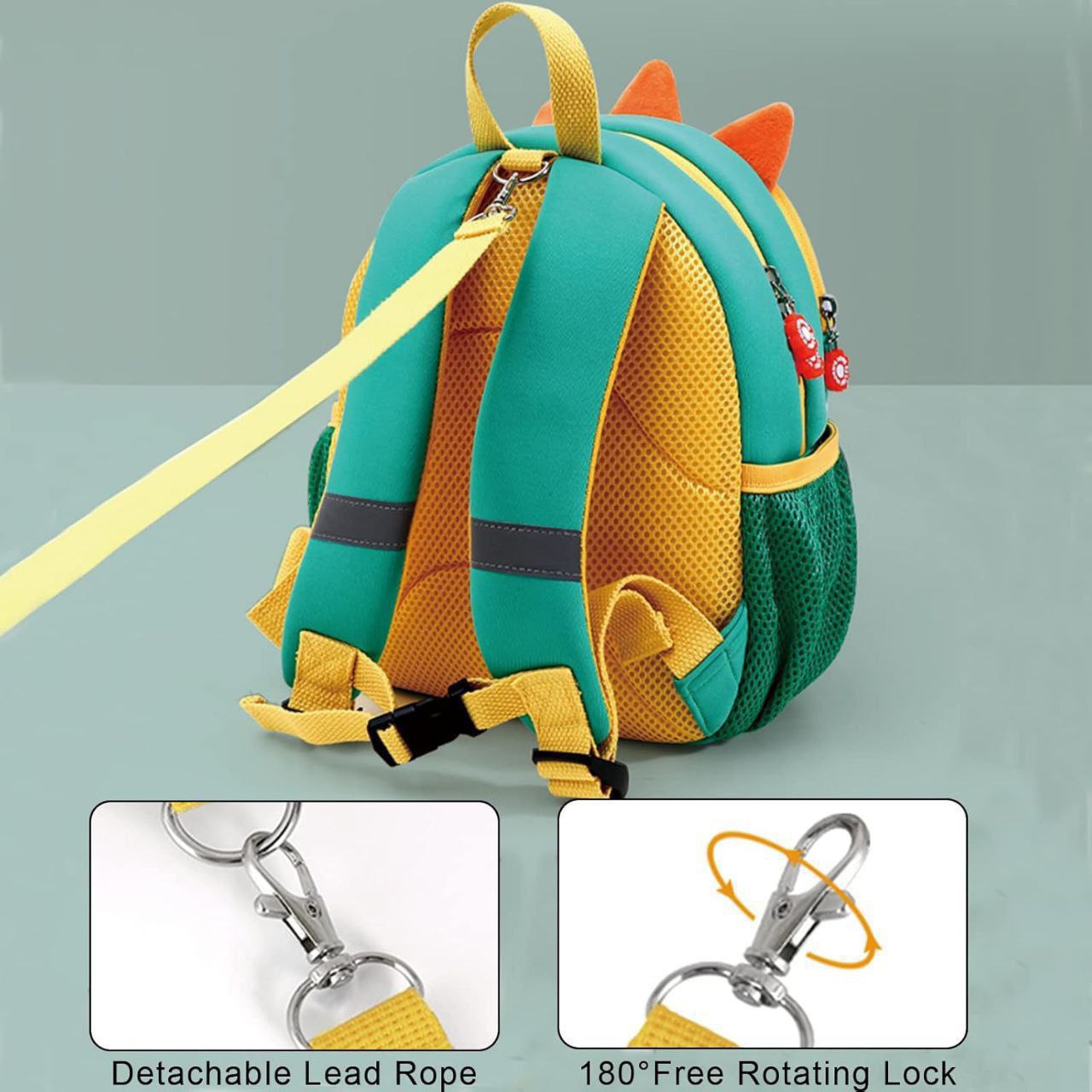 Sac à Dos Dino 3D Enfant (1-6 ans) – Sécurisé, Léger et Adorable