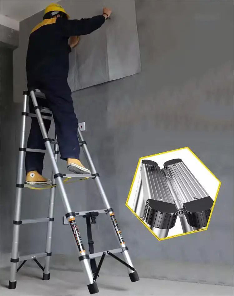Escabeau Télescopique Multi-Usages – Compact, Solide et Pratique !