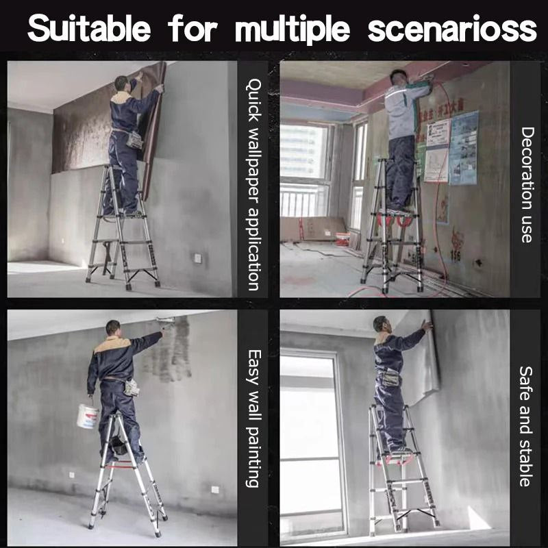Escabeau Télescopique Multi-Usages – Compact, Solide et Pratique !