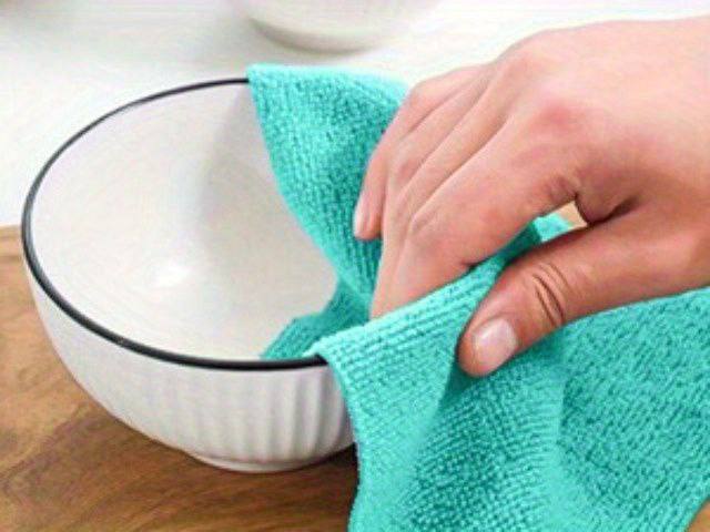 Lingette Microfibre Extensible Absorbante – Nettoyage Vaisselle & Surfaces
