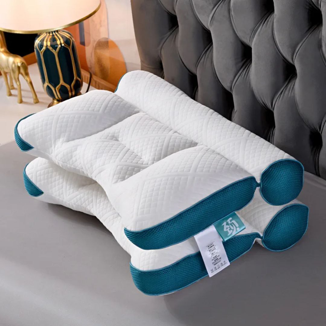Réveillez-vous sans douleur — Oreiller orthopédique cervical en duvet d’oie