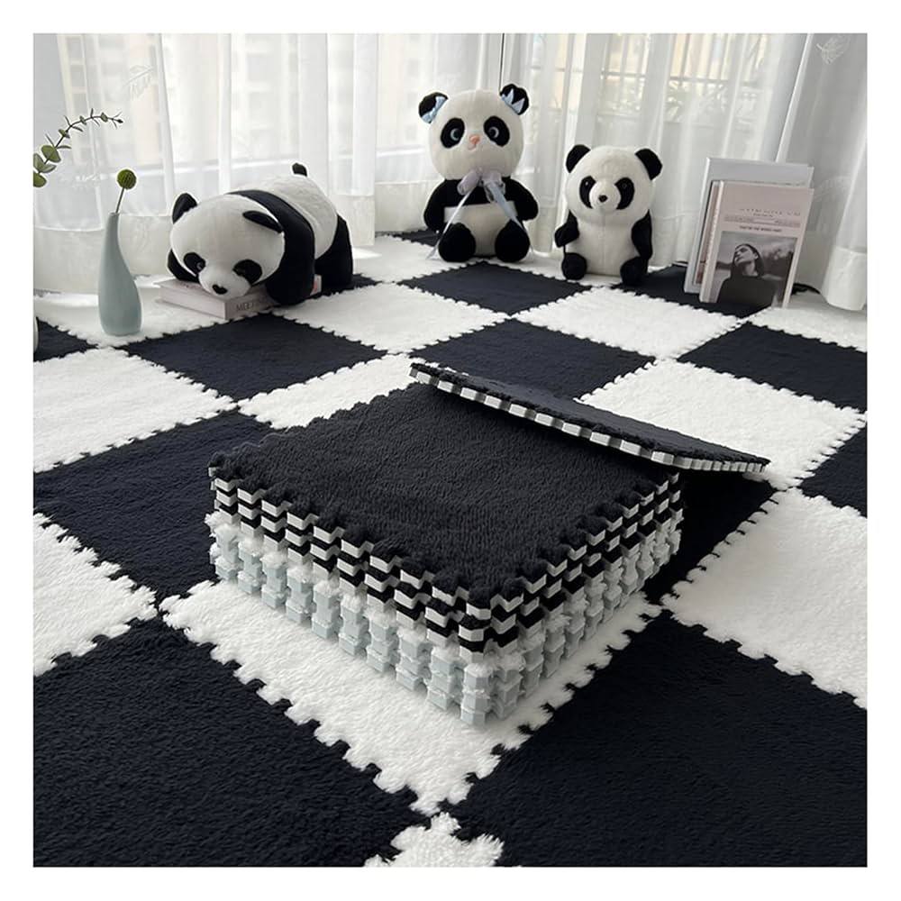 Tapis en Mousse Douce à Dalles Emboîtables – Élégance et Confort Modulables