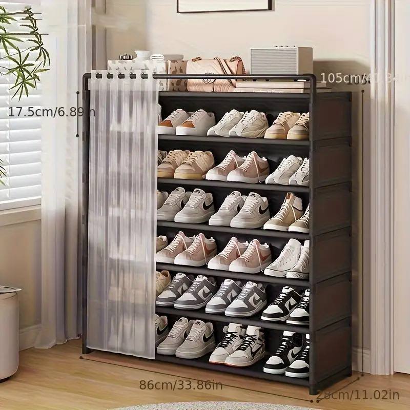 Meuble à Chaussures 7 Niveaux – Rangement Pratique et Design pour la Maison