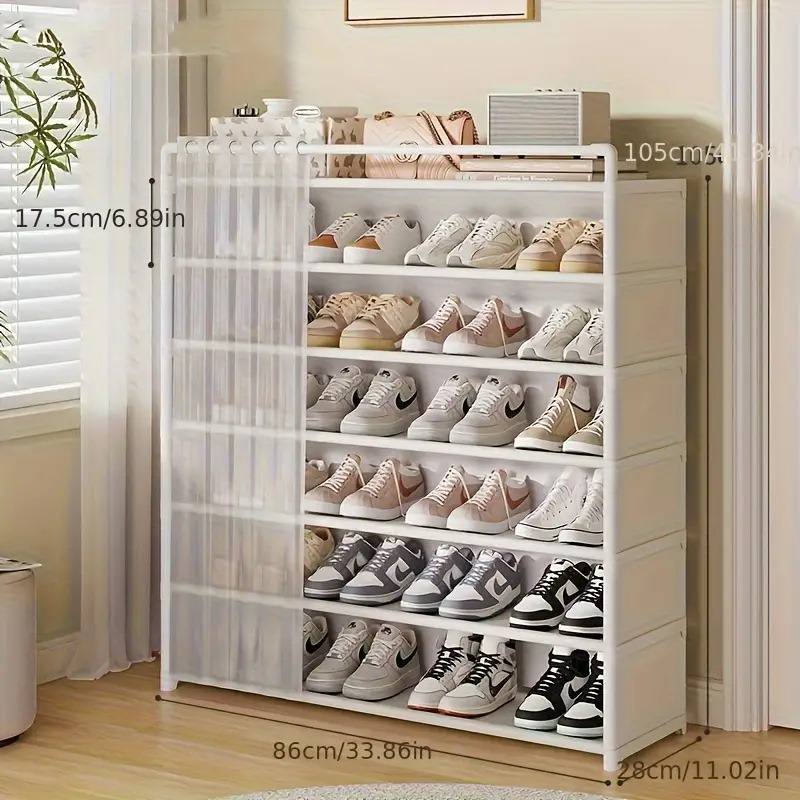 Meuble à Chaussures 7 Niveaux – Rangement Pratique et Design pour la Maison