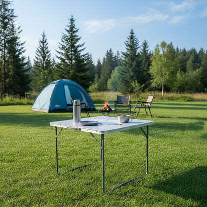 Table de Camping Portable – Confort et Praticité