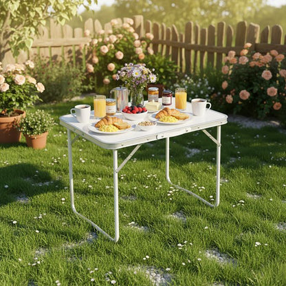 Table de Camping Portable – Confort et Praticité