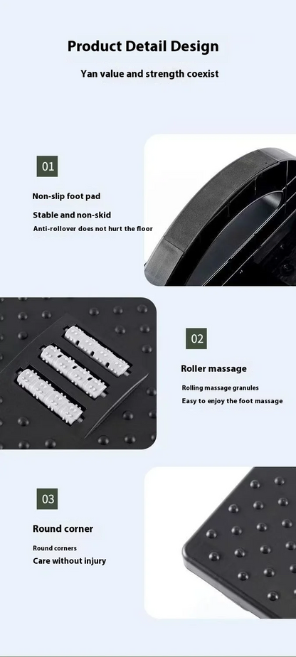 Repose-Pieds Ergonomique à Bascule – Pour un Confort Total, Même Assis !