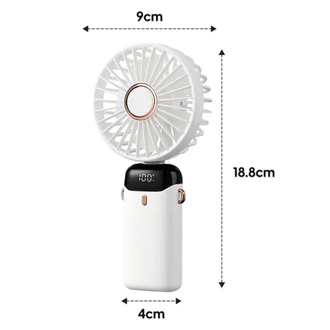 ❄️ Mini Ventilateur Portable LED – Votre allié contre la chaleur cet été !