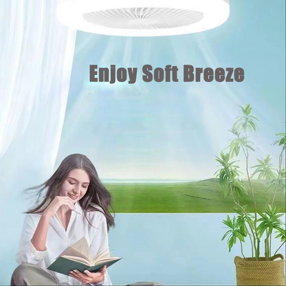 Ventilateur de plafond 3-en-1 avec éclairage LED et télécommande