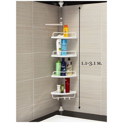 Étagère de Salle de Bain 3 Niveaux – Rangement Gain&nbsp;de Place Élégant