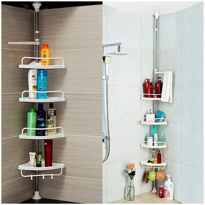 Étagère de Salle de Bain 3 Niveaux – Rangement Gain&nbsp;de Place Élégant