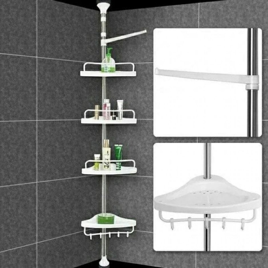 Étagère de Salle de Bain 3 Niveaux – Rangement Gain&nbsp;de Place Élégant