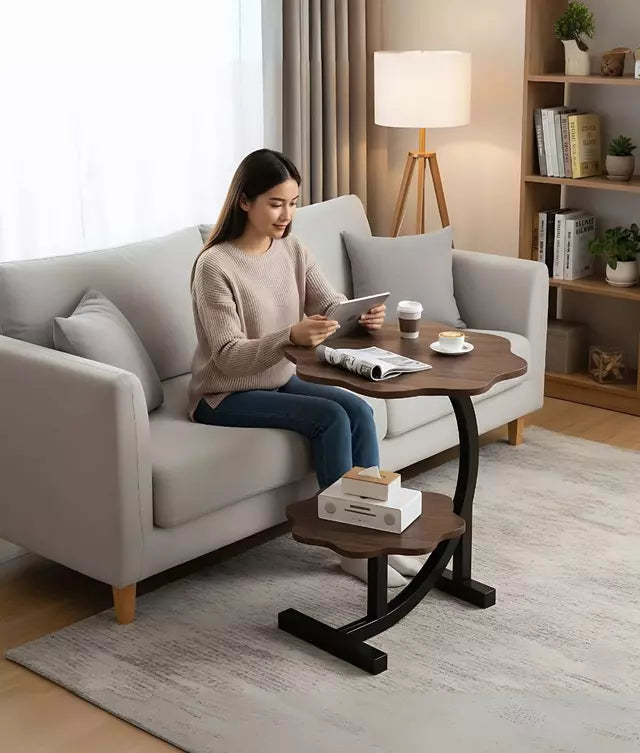 Table d’Appoint Design Moderne – Petite Table Décorative pour Salon, Chambre ou Balcon
