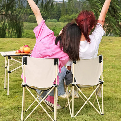Ensemble Table Compacte & 4 Chaises Pliantes – Parfait pour vos Sorties d’Été !