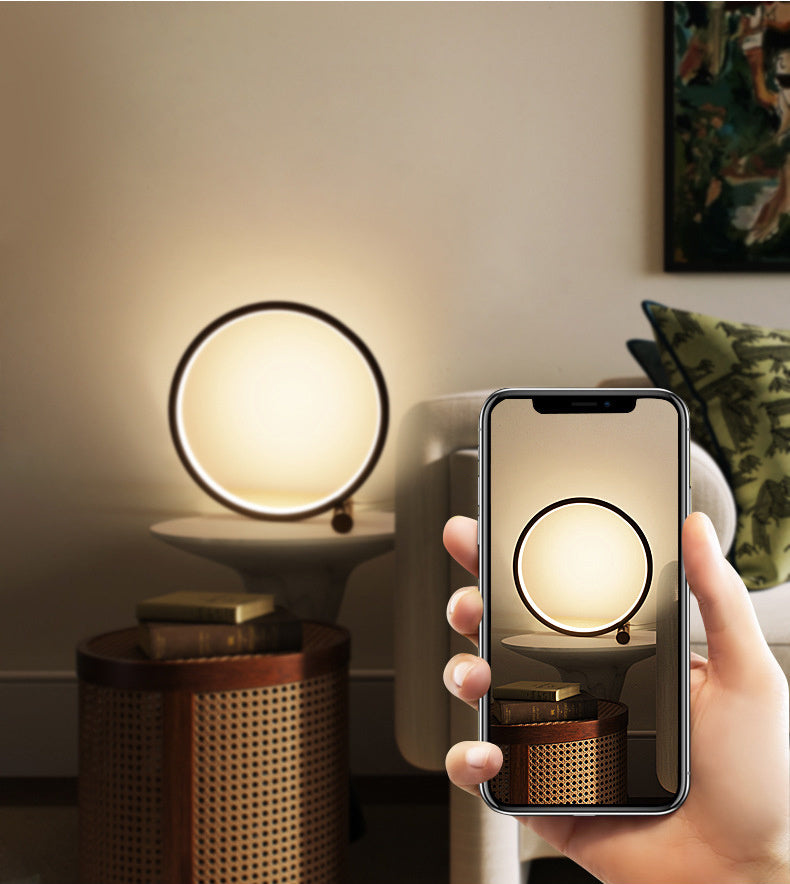 Lampe de Table LED Circulaire 25CM