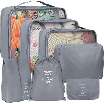 Set Organisateur de Valise 7 Pièces – Sacs de Rangement Voyage Pratiques et Élégants