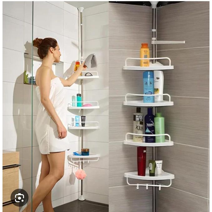 Étagère de Salle de Bain 3 Niveaux – Rangement Gain&nbsp;de Place Élégant