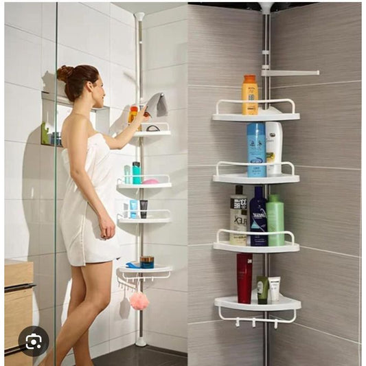 Étagère de Salle de Bain 3 Niveaux – Rangement Gain&nbsp;de Place Élégant