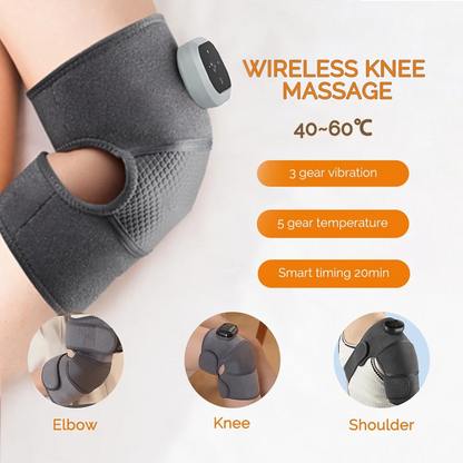 ThermoRelief™ – Masseur Chauffant Intelligent pour Genou, Épaule & Coude (Massage 3D + Chaleur Thérapeutique)