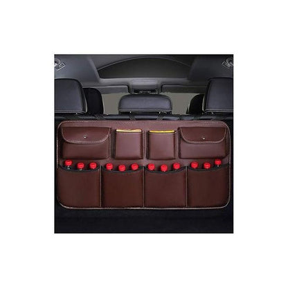 Organiseur de Coffre de Voiture en Cuir – Rangement Pratique et Élégant