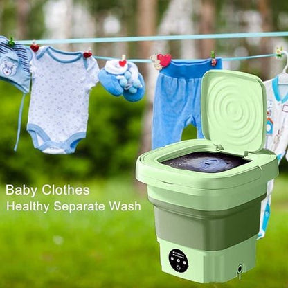 Mini Machine à Laver Pliable 15L - Compacte et Pratique pour les Espaces Réduits