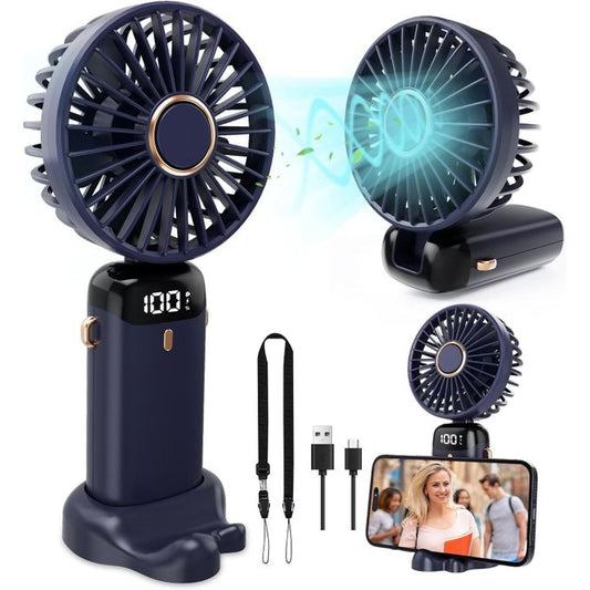 ❄️ Mini Ventilateur Portable LED – Votre allié contre la chaleur cet été !