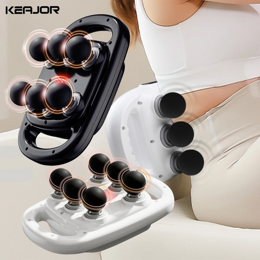 Pistolet de Massage à 6 Têtes – Soulagement Profond et Intelligent pour Tout le Corps